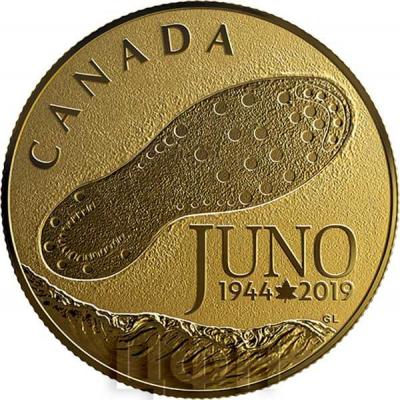 Канада 100 долларов 2019 год «день Д на пляже Джуно» (реверс).jpg