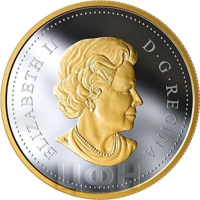 Канада 1 доллар 2019 год (аверс).jpg