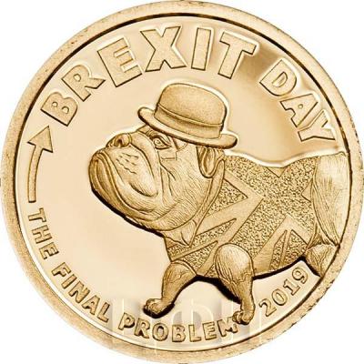 Острова Кука 5 долларов 2019 год «Brexit Day» (реверс).jpg