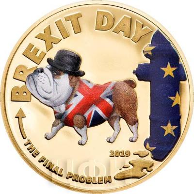 Острова Кука 20 долларов 2019 год «Brexit Day» (реверс).jpg