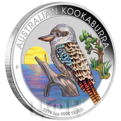 Австралия 1 доллар 2019 «Australian Kookaburra» (реверс).jpg