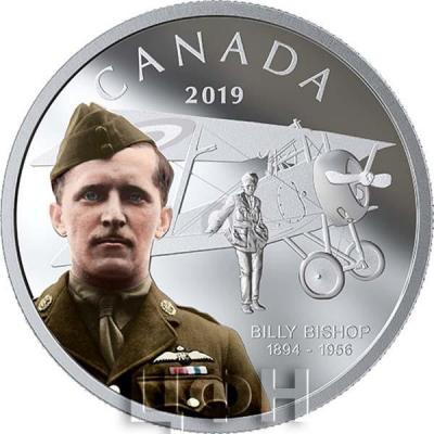 2 Канада 20 долларов 2019 год « Billy Bishop» (реверс).jpg