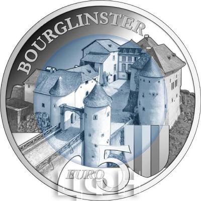 2 Люксембург 5 евро 2019 год «BOURGLINSTER» (реверс).jpg