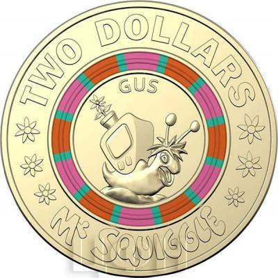 Австралия 2 доллара 2019 «Gus the Snail» (реверс).jpg