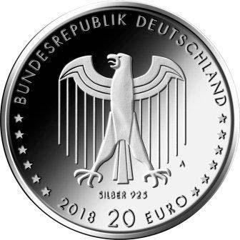 Германия 20 евро 2018  «150-летие Петера Беренса» (реверс) (2).jpg