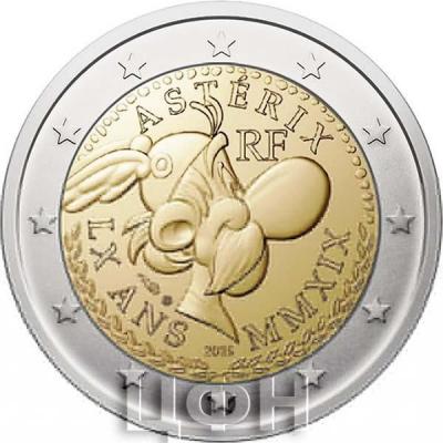 2 € 2019 год Франция 60 лет Астериксу.jpg