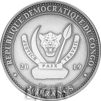 Демократическая Конго 2019, 20 франков (аверс).jpg