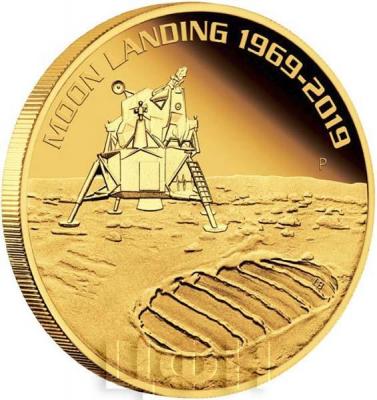 Австралия 100 долларов 2019 «50 лет первой посадки на луну» (реверс).jpg