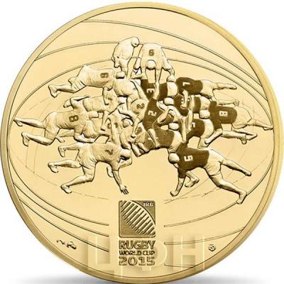 2015 год, серия памятных монет Франция - «Кубок мира по регби 2015» (аверс).jpg