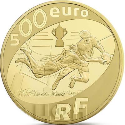 2015 год, серия памятных монет Франция - «Кубок мира по регби 2015» (реверс).jpg