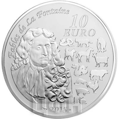 2015, 10 и 50 евро Франция, памятная монета - «Год Козы» (реверс).jpg