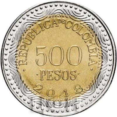 500 песо  Колумбия, 2017 (аверс).jpg