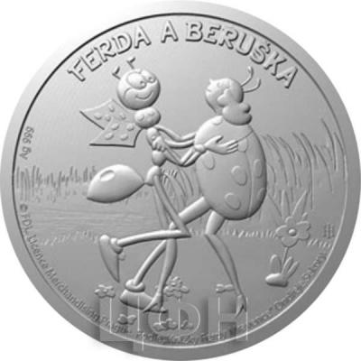2019 год, Ниуэ 1 доллар «FERDA A BERUŠKA».jpg