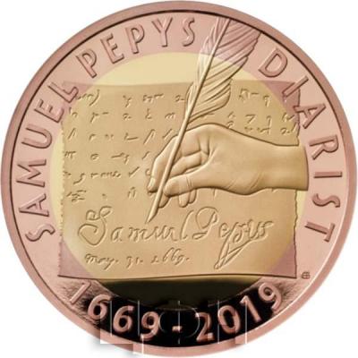 Великобритания 2019 год «Samuel Pepys» (реверс).jpg