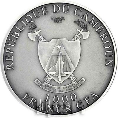 Камерун 1000 франков 2019 год «Pamiątka Chrztu Świętego»  (аверс).jpg