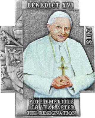 2018 год, 100 франков КФА «BENEDICT XVI»  (Реверс).jpg
