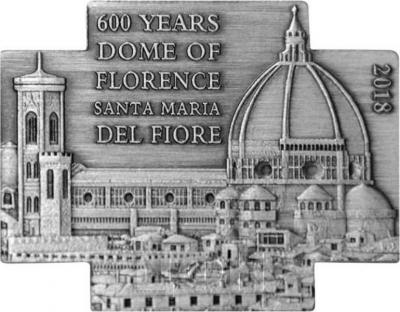 2018 год, 100 франков КФА «600 YEARS DOME OF FLORENCE SANTA MARIA DEL FIORE»  (Реверс).jpg