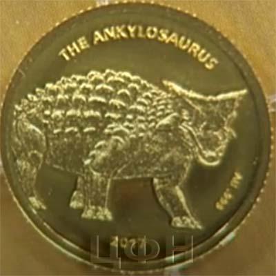 2017, Конго 100 франков «THE ANKYLOSAURUS» (реверс).jpg