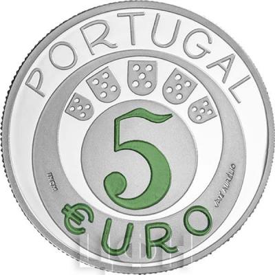 2019, 5 евро Португалия, памятная монета - «45-летие революции гвоздик» (аверс).jpg