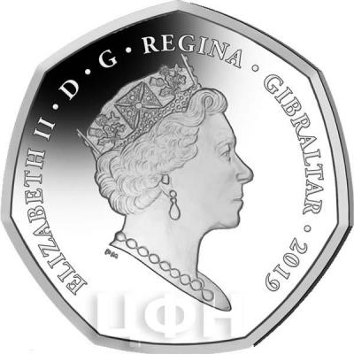 2019, 50 пенсов Гибралтар (аверс).jpg