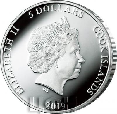 Острова Кука 2019 год 5 долларов серебро (аверс).jpg