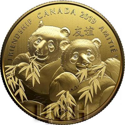 2019, Канада 8 долларов 2019 «Панды» (реверс).jpg