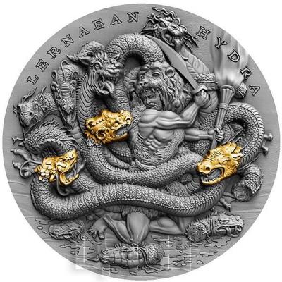 2019, Ниуэ 5 долларов «LERNAEAN HYDRA» (реверс).jpg