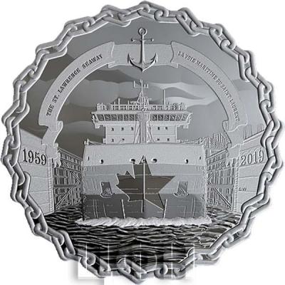 2019, Канада 30 долларов «Морской путь Святого Лаврентия» (реверс).jpg