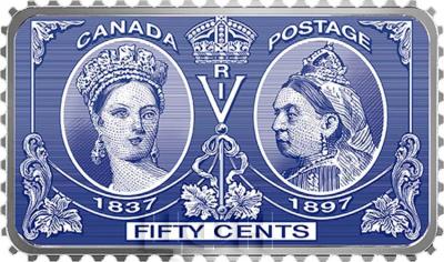 2019, Канада 50 центов «Виктория» (реверс).jpg