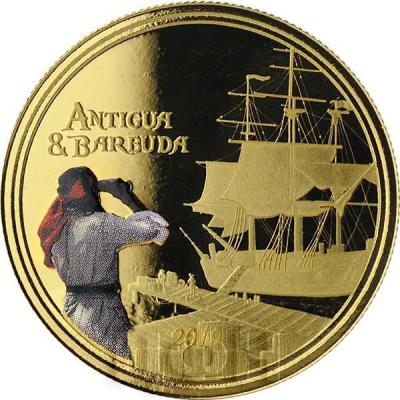 2019, Антигуа и Барбуда «RUM RUNNER» (золото).jpg