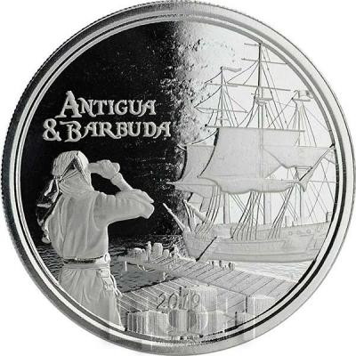 2019, Антигуа и Барбуда «RUM RUNNER» (серебро).jpg