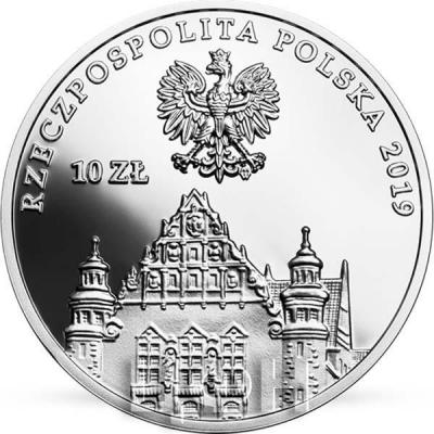 2019, Польша 10 злотых  «100 летие Университета имени Адама Мицкевича в Познани»  (аверс).jpg