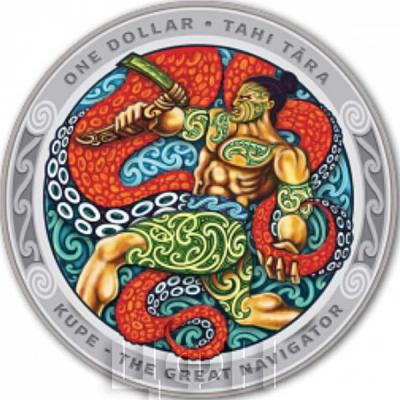 Новая Зеландия 1$ 2019 «KUPE - THE GREAT NAVIGATOR» (реверс).jpg