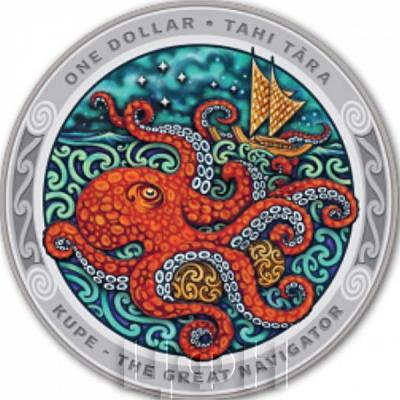 Новая Зеландия 1$ 2019 «KUPE - THE GREAT NAVIGATOR» (реверс).jpg