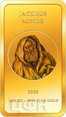 2020, Конго 100 франков «JACOBUS MINOR» (реверс).jpg