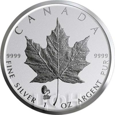 2019, Канада 5 долларов «Фонограф» (реверс).JPG
