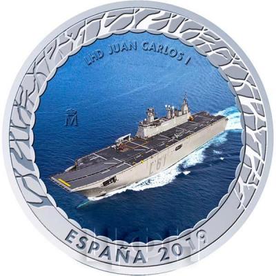 2019, Испания 1.5 евро памятная монета - «LHD JUAN CARLOS I» (реверс).jpg