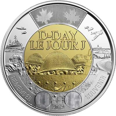 2019, Канада 2 доллара «D-DAY LE JOUR J» (реверс).jpg