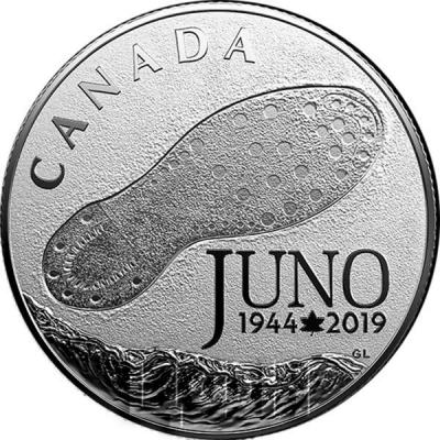 2019, Канада 3 доллара «D-DAY LE JOUR J» (реверс).jpg