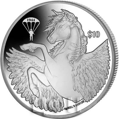 2019, Британские Виргинские острова 10 долларов «День - Д» (реверс).JPG