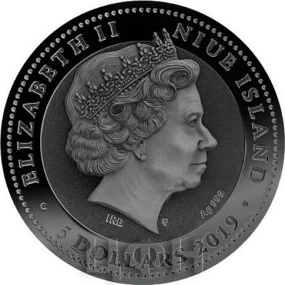 2019, Ниуэ 5 долларов (аверс).jpg