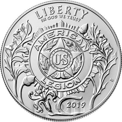2019, США «100-летие Американского легиона» (аверс).jpg