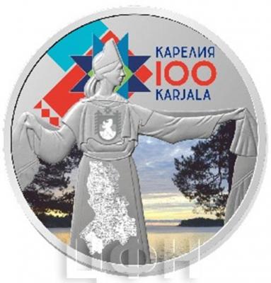 2019, Камерун 1000 франков «Карелия» (реверс).jpg