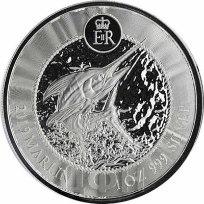 2019 Каймановы острова «Марлин» (серебро).jpg