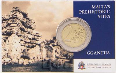2016, Мальта 2 евро, памятные монеты (Coincard).jpg