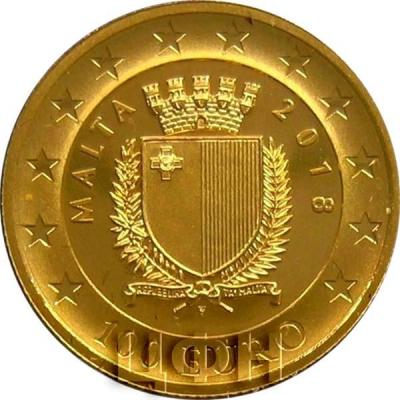 2018, Мальта 100 евро, памятные монеты (аверс).jpg