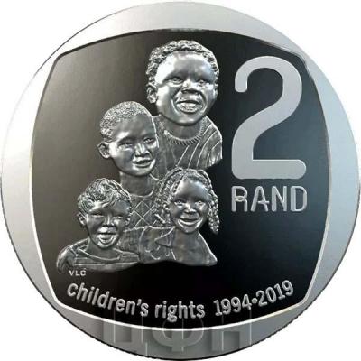 Южная Африка 2019 год  «children's rights 1994-2019» реверс.jpg