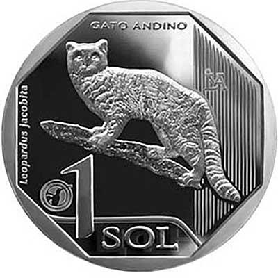 2019, Перу 1 соль «CATO ANDINO» (реверс).jpg