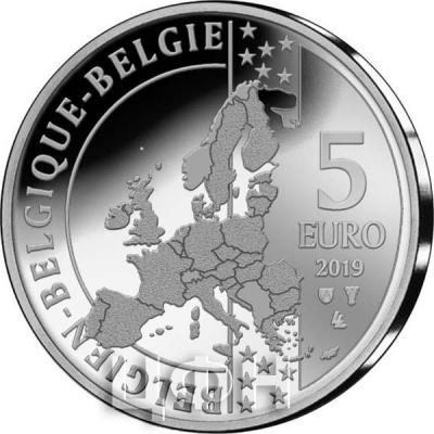 2019, Бельгия 5 евро (аверс).jpg