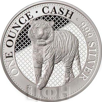 Остров Святой Елены 1 фунт 2019 год «ONE OUNCE CASH» (реверс).jpg